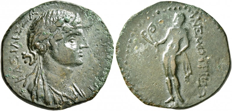 KINGS OF COMMAGENE. Iotape, 38-72. Tetrachalkon (Bronze, 20 mm, 4.72 g, 12 h), A...