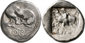 CYPRUS. Marion. Sasmas, circa 470-450 BC. Stater (Silver, 23 mm, 11.07 g, 7 h). [&#67624;&#67624;&#67604;&#67587; &#67632;&#67594;&#67622;&#67632;&#67...