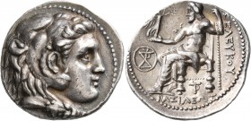 SELEUKID KINGS OF SYRIA. Seleukos I Nikator, 312-281 BC. Tetradrachm (Silver, 28 mm, 17.07 g, 8 h), Seleukeia in Pieria, circa 300 or shortly thereaft...