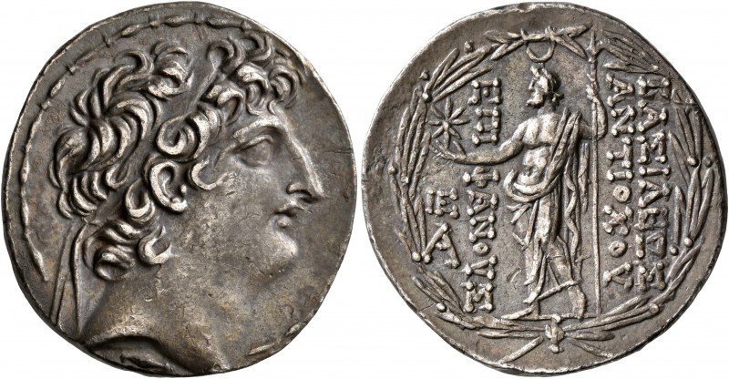 SELEUKID KINGS OF SYRIA. Antiochos VIII Epiphanes (Grypos), 121/0-97/6 BC. Tetra...