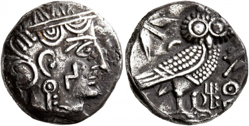 ARABIA, Southern. Saba'. 4th-3rd centuries BC. Unit (Silver, 16 mm, 5.15 g, 7 h)...