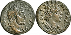CILICIA. Ninica-Claudiopolis. Maximinus I, 235-238. Diassarion (Orichalcum, 25 mm, 7.35 g, 7 h). IMP MAXIMINVS PI (sic!) Laureate head of Maximinus I ...
