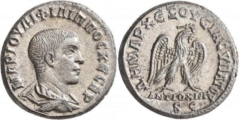 SYRIA, Seleucis and Pieria. Antioch. Philip II, as Caesar, 244-247. Tetradrachm ...