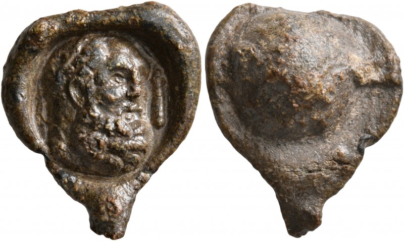 UNCERTAIN. Seal (Lead, 20 mm, 5.64 g), a conical Roman lead seal, circa 2nd-3rd ...