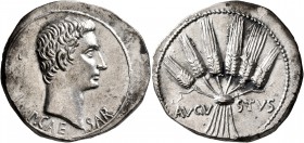 Augustus, 27 BC-AD 14. Cistophorus (Silver, 27 mm, 11.78 g, 1 h), Ephesus, circa 25-20 BC. IMP•CAESAR Bare head of Augustus to right. Rev. AVGVSTVS Si...