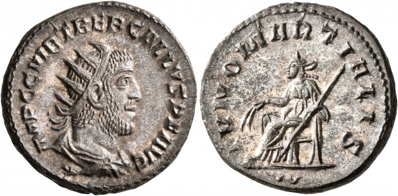 Trebonianus Gallus, 251-253. Antoninianus (Billon, 21 mm, 5.00 g, 6 h), Antiochi...