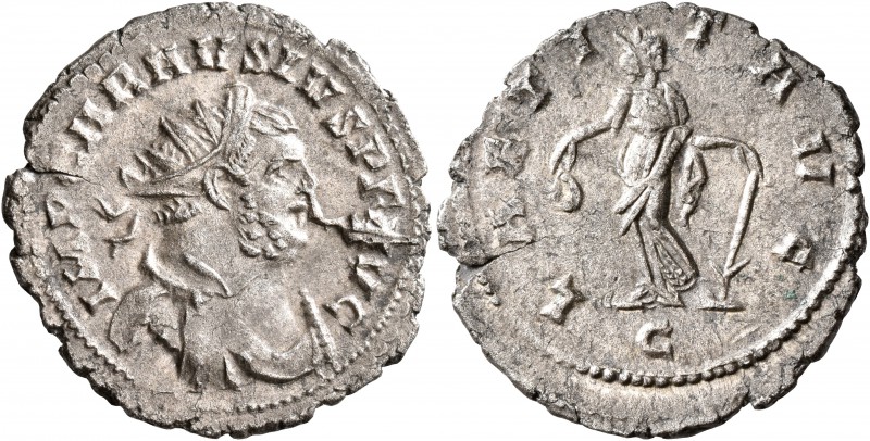 Carausius, Romano-British Emperor, 286-293. 'Antoninianus' (Silver, 24 mm, 3.52 ...