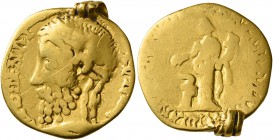 UNCERTAIN GERMANIC TRIBES, Pseudo-Imperial coinage. Mid 3rd-early 4th centuries. 'Aureus' (Gold, 20 mm, 6.32 g, 7 h), imitating Marcus Aurelius, 161-1...