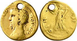 UNCERTAIN GERMANIC TRIBES, Pseudo-Imperial coinage. Mid 3rd-early 4th centuries. 'Aureus' (Gold, 19 mm, 4.79 g, 1 h), imitating Septimius Severus, 193...
