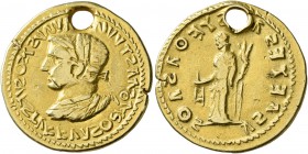 UNCERTAIN GERMANIC TRIBES, Pseudo-Imperial coinage. Mid 3rd-early 4th centuries. 'Aureus' (Gold, 20 mm, 5.86 g, 12 h). NVVTƧΛΛOMƧOSλVʞʞYTƧ⅂YƧOƧTƧVNVI ...
