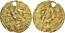 UNCERTAIN GERMANIC TRIBES, Pseudo-Imperial coinage. Late 3rd-early 4th centuries. 'Aureus' (Gold, 20 mm, 3.20 g, 12 h), imitating Probus (?), 276-282....