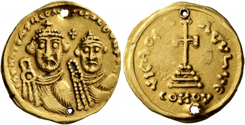 UNCERTAIN GERMANIC TRIBES, Pseudo-Imperial coinage. 7th century. Solidus (Gold, ...