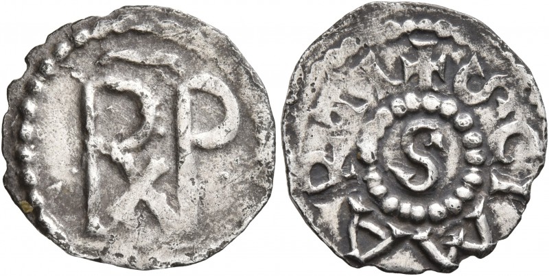 CAROLINGIANS. Pépin 'le Bref' (the Short), king of the Franks, 754/5-768. Denier...