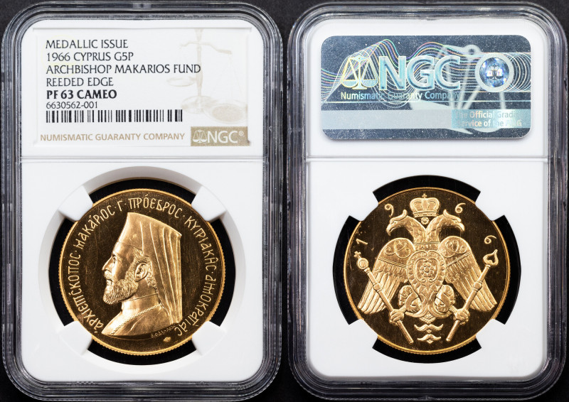 Cyprus, 5 Pounds 1966 Category : Cyprus
Country/Region : Cyprus
Ruler/Area : A...