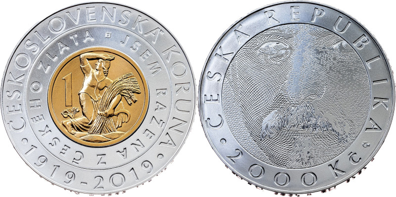 Czech Republic, 2000 Korun 2019 Category : Czech Republic
Country/Region : Czec...