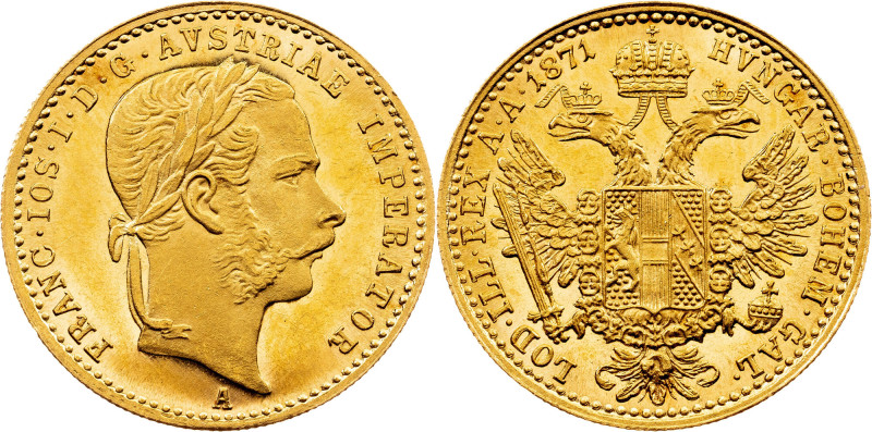 Franz Joseph I., 1 Dukat 1871, A, Vienna Category : Gold - Habsburg
Country/Reg...