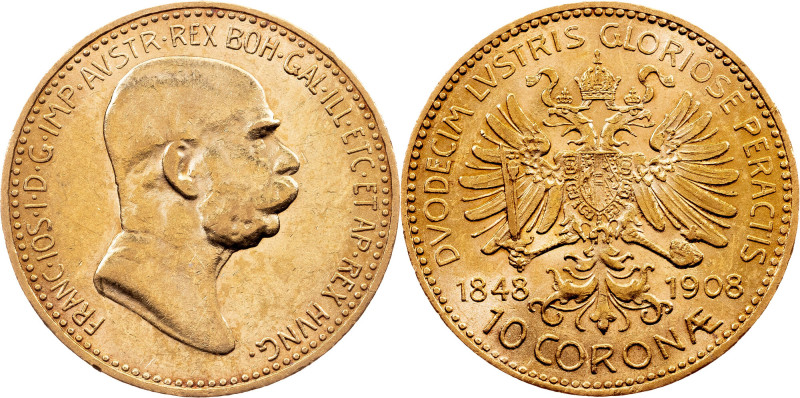 Franz Joseph I., 10 Kronen 1908, Vienna Category : Gold - Habsburg
Country/Regi...