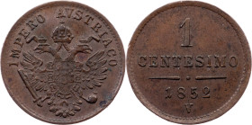 Franz Joseph I., 1 Centesimo 1852, V, Venice