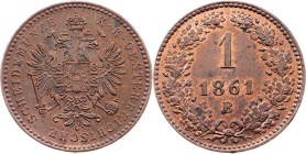 Franz Joseph I., 1 Kreuzer 1861, B, Kremnitz