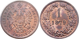 Franz Joseph I., 1 Kreuzer 1879, Vienna