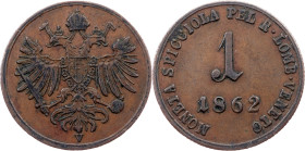 Franz Joseph I., 1 Soldo 1862, V, Venice