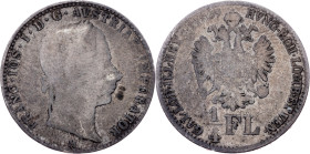 Franz Joseph I., 1/4 Gulden 1859, M, Milan