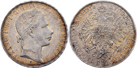 Franz Joseph I., 1 Gulden 1858, E, Karlsburg