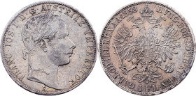 Franz Joseph I., 1 Gulden 1858, E, Karlsburg