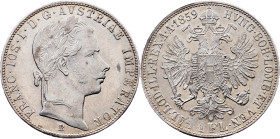 Franz Joseph I., 1 Gulden 1859, B, Kremnitz