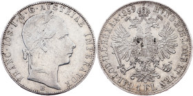 Franz Joseph I., 1 Gulden 1859, B, Kremnitz