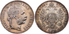 Franz Joseph I., 1 Gulden 1884, Vienna