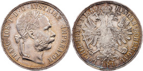Franz Joseph I., 1 Gulden 1889, Vienna