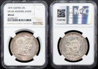 Franz Joseph I., 2 Gulden 1879, Vienna
