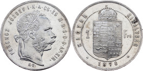 Franz Joseph I., 1 Forint 1878, KB, Kremnitz
