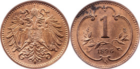 Franz Joseph I., 1 Heller 1896, Vienna