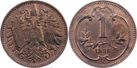 Franz Joseph I., 1 Heller 1898, Vienna