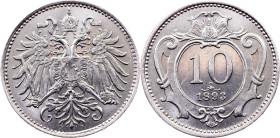 Franz Joseph I., 10 Heller 1893, Vienna