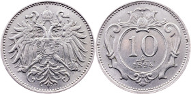 Franz Joseph I., 10 Heller 1894, Vienna