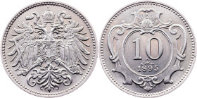 Franz Joseph I., 10 Heller 1895, Vienna