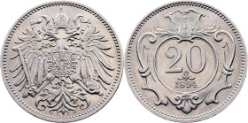 Franz Joseph I., 20 Heller 1894, Vienna