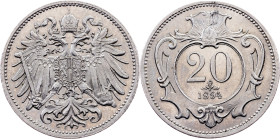 Franz Joseph I., 20 Heller 1894, Vienna