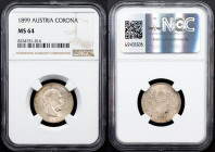 Franz Joseph I., 1 Krone 1899, Vienna