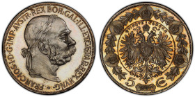 Franz Joseph I., 5 Kronen 1907, Vienna