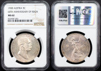 Franz Joseph I., 5 Kronen 1908, Vienna