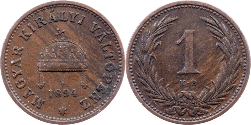 Franz Joseph I., 1 Filler 1894, KB, Kremnitz Category : Habsburg
Ruler/Area : F...