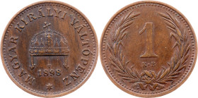 Franz Joseph I., 1 Filler 1898, KB, Kremnitz