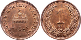 Franz Joseph I., 1 Filler 1902, KB, Kremnitz