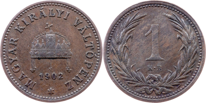 Franz Joseph I., 1 Filler 1902, KB, Kremnitz Category : Habsburg
Ruler/Area : F...