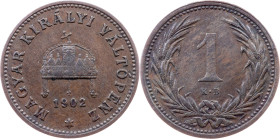 Franz Joseph I., 1 Filler 1902, KB, Kremnitz