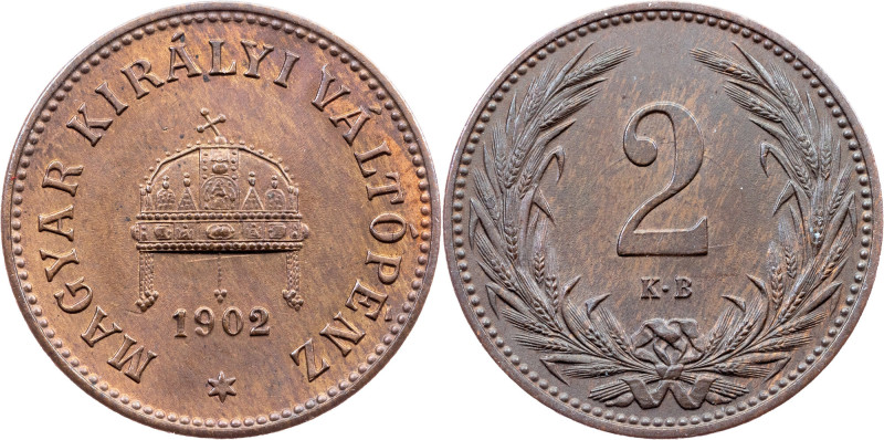 Franz Joseph I., 2 Filler 1902, KB, Kremnitz Category : Habsburg
Ruler/Area : F...